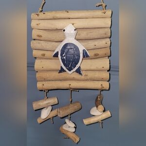 Beach decor wall Hanger 6x6"